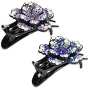 Dovetail Crystal Flexible Styling Tools Barrette Rhinestone Hairpin Hair Clips