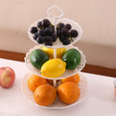 3 Tier Standing Fruit Vegetable Basket Bowl Rack Stand H0M6 Embosse Y6G1