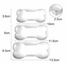 3Pcs Dog Bone Biscuit Fondant Pastry Baking Molds Stainless Steel Cookie Cutters