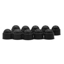 10pcs M8 Dome Plastic Hexagon Bolt Nut Protection Caps for Car Motorcycle Newly