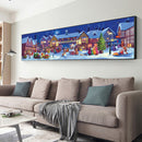 Diamond Embroidery House Snow Drawing Kit DIY Rhinestone Mosaic for Wall Gift