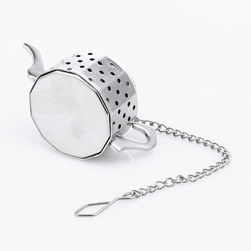 Stainless Steel Teapot Tea Infuser Spice Drink Strainer Herbal Filter Newly