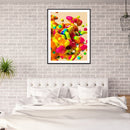 5D Diamond Painting Kit Colorful Liquid Full Round Drill Rhinestone DIY Art