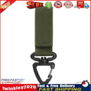 Triangle Backpack Hanging Buckle 360-Degree Rotation D-Shaped Hook (Green) Newly
