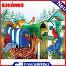 5D DIY Diamond Painting Full Round Drill Animal Mailbox Wall Decor Rhinestone