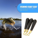 30/50pcs Fishing Float Seat Copper Head Rubber Drift Bobber Rotation Buoy Sea