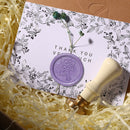 Fire Paint Sealing Wax Tablet Lacquer Seal Pill Envelope Decor (Wisteria) Newly
