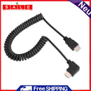 Right Angled 90 Degree HDMI-Compatible to HDMI-Compatible Male to Male Cable Spr