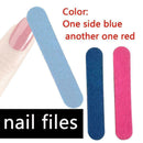 Double Sided Sandpaper Nail Files STRAIGHT Fine Grit Acrylics File X2X5