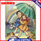 5D Diamond Painting Little Girl Full Round Drill DIY Art Crafts Mosaic Picture