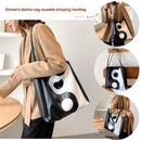 Women Tai Chi Print Shoulder Bag Casual Leather Shopping Bags Female Handbags