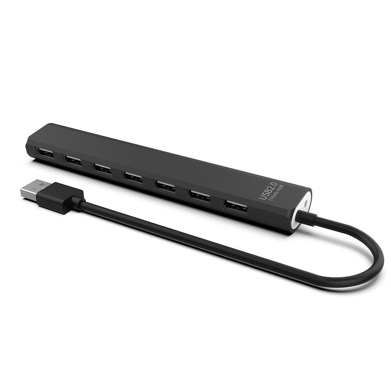 USB 2.0/3.0 HUB Adapter Multi USB Splitter 7-Port USB Expander for PC Computer