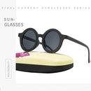 Summer Kids Girl Boy Sunglasses Children Round Sun Glasses UV400 (Black) Newly