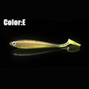 Stable 9cm 5g Carp T Tail Worm Fishing Lures Swimbait Silicone Soft Bait