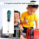 Manual Insulated Screw Driver U-shaped Screwdriver Repair Hand Tool (4pcs) Newly