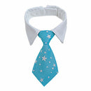 Colorful Striped Tuxedo Pet Grooming Supplies Bow Tie Dog Necktie Collar Formal