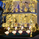 Light-Up Duck with Scarf Christmas Garden Stakes Light for Party Favor (M) Newly