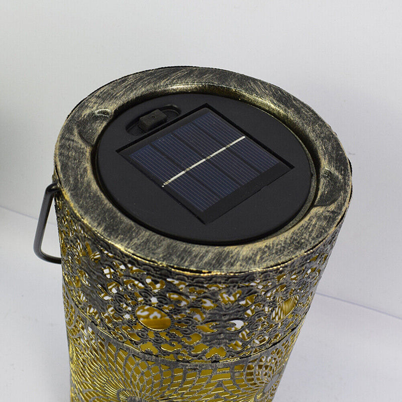 Solar Projection Light Iron Outdoor Garden Yard Art Decorative Landscape Lights