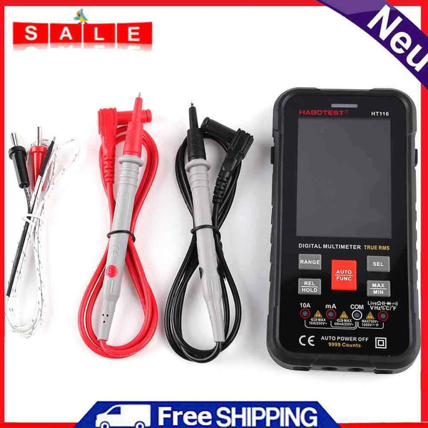 True RMS Car Range Digital Smart Multimeter Ohm Voltmeter Ammeter Tester Meter