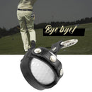 Portable Golf Ball Protective Holder Cover Leather Golf Ball Bag Case Holder
