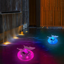 Solar RGB LED Swimming Pool Underwater Floating Lamp Garden Water Light (A)