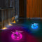Solar RGB LED Swimming Pool Underwater Floating Lamp Garden Water Light (A)