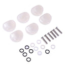 JUNERAIN Junierain 6-Piece Plastic Guitar Tuner Tuning Peg Buttons Machines