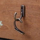 20pcs Ancient Cyan Small Peg Hooks Clothes Hanging Hooks Closet Hanger