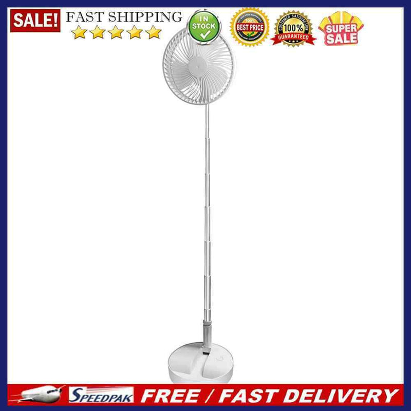 Portable Summer Silent Student Desktop Table Fan Folding Telescopic Floor Fan