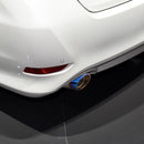 Burnt Blue Straight Stainless Steel Car Auto Exhaust Tip Muffler Silencer Newly