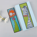 2pcs Bookmark Leather Tassel Special Shaped Diamond Painting Drawing Kit DI