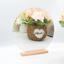 Acrylic Vanity Mirror Irregular Mirror Home Desktop Makeup Decor (JZ011) Newly