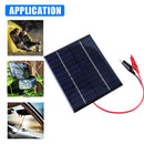 Outdoor Portable DIY Solar Cells Charger 136x110MM for 9-12V Battery Chargi