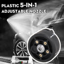 Plastic 5 in 1 Adjustable Nozzle for 1/4inch High Pressure Cordless Washer Clea`