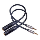 2pcs Audio Cable 3.5mm Male to 6.35mm Female Phones Stereo Audio Adapter Newly