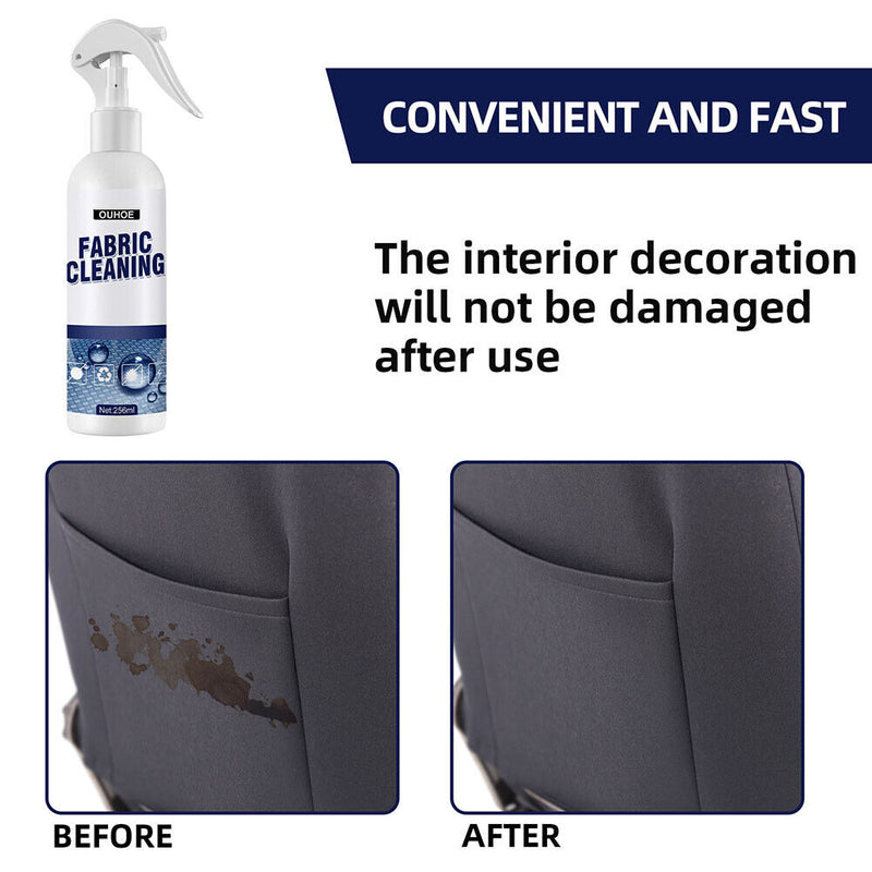 30/100/256ml Car Interior Leather Cleaning Agent Fabric Spray Carpet Cleaners