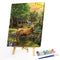 #A Woods Animal Oil Paint By Number Kit DIY Acrylic Painting Wall Art Picture