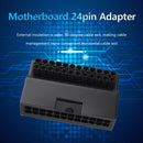 ATX 24 Pin to 90 Degree Motherboard Adapter Power Supply Cable Connector