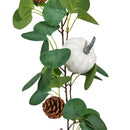 Christmas Thanksgiving Day White Pumpkin Room Decor Maple Leaf Cane Vine