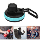 Portable Wide Mouth Water Bottle Straw Flip Lid Drinkware Cover for Hydro F