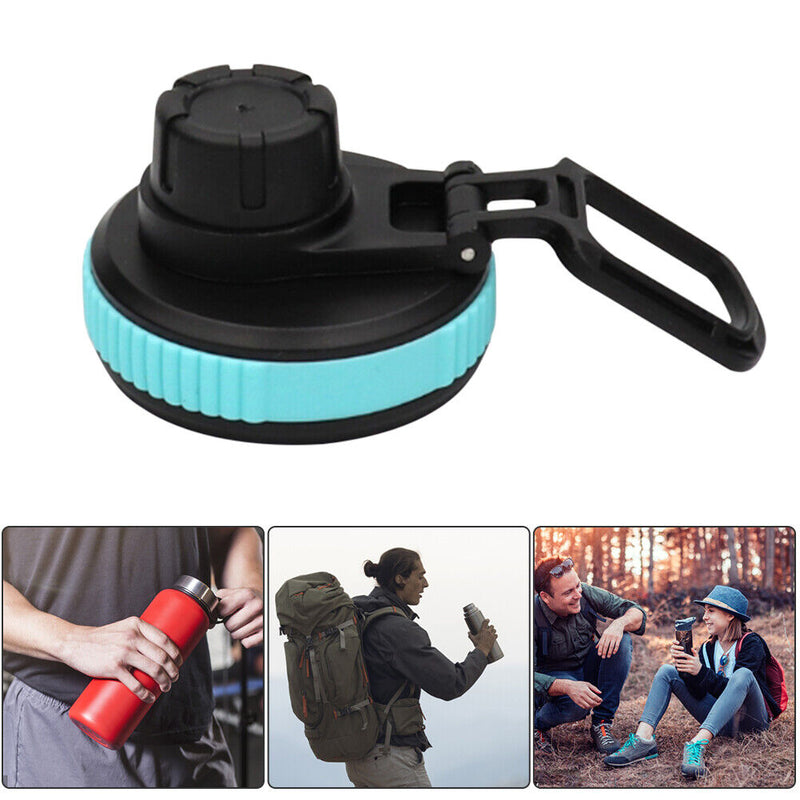 Portable Wide Mouth Water Bottle Straw Flip Lid Drinkware Cover for Hydro F