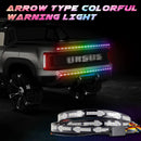 60"LED Car Trunk RGB Dynamic Tailgate Rear Turn Signal Brake Warning Light Strip