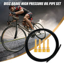 Mountain Bike Hydraulic Disc Brake Hose Oil Tube BH59 Connector Set Black Newly