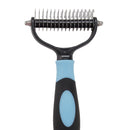 Pet Deshedding Brush Cat Dog Hair Grooming Comb Hair Shedding (Blue L) Newly