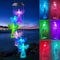 Solar Wind Chime Lamps Color Changing Angels Pendant Lights Garden Decor Newly