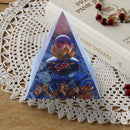 5cm Orgonite Pyramid Heal Chakra Crystal Stone Energy Orgone Generator (A) Newly
