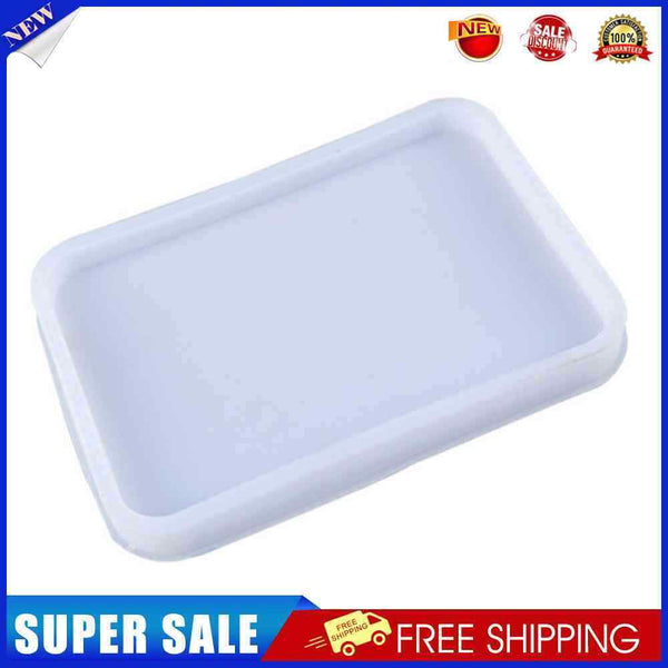 DIY Tray Shape Crystal Drop Glue Mold Handmade Making Mould Party Decoration