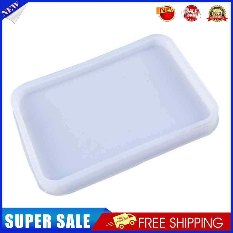 DIY Tray Shape Crystal Drop Glue Mold Handmade Making Mould Party Decoration