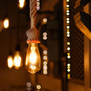 Lamp Holder Retro Jute Decorative Rope Chandelier Adapter (1m Single Head) Newly