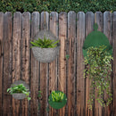 2x Wall Hanging Planting Bag Garden Plant Grow Planter Container (Green 1) Newly